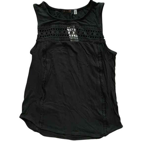 FYLO Tops - Fylo Black Sleeveless Blouse Small